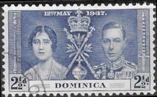 Dominica 1937 King George VI Coronation SG 98 Fine Used