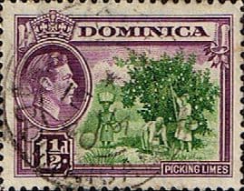 Dominica 1938 King George VI SG 101 Fine Used