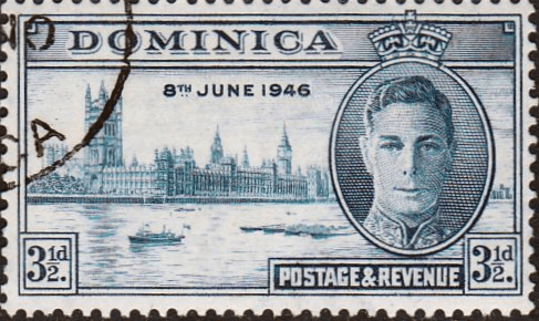 Dominica 1946 King George VI Victory SG 111 Fine Used
