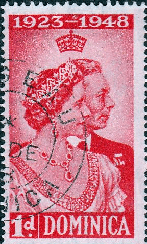 Dominica 1948 King George VI Royal Silver Wedding SG 112 Fine Used