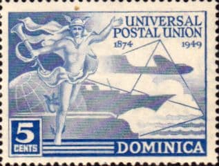 Dominica 1949 Universal Postal Union SG 114 Fine Mint