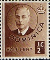 Dominica 1951 King George VI SG 120 Fine Mint