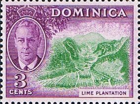 Dominica 1951 King George VI SG 123 Fine Mint