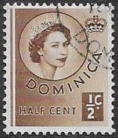 Dominica 1954 Queen Elizabeth II SG 140 Fine Used