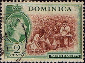 Dominica 1954 Queen Elizabeth II SG 142 Fine Used