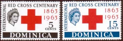 Dominica 1963 Red Cross Centenary Set Fine Mint
