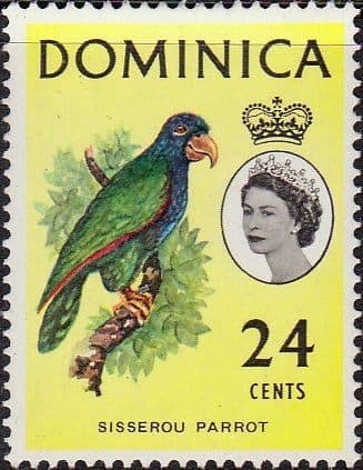 Dominica 1963 SG 173 Sisserou Parrot Fine Mint