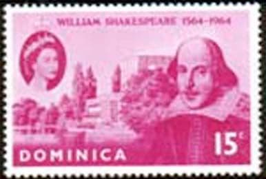 Dominica 1964 William Shakespeare Fine Mint