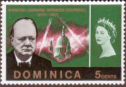 Dominica 1966 Churchill SG 188 Fine Mint
