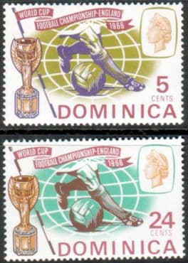 Dominica 1966 Football World Cup Set Fine Mint