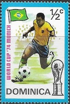 Dominica 1974 World Cup Football SG 422 Fine Mint