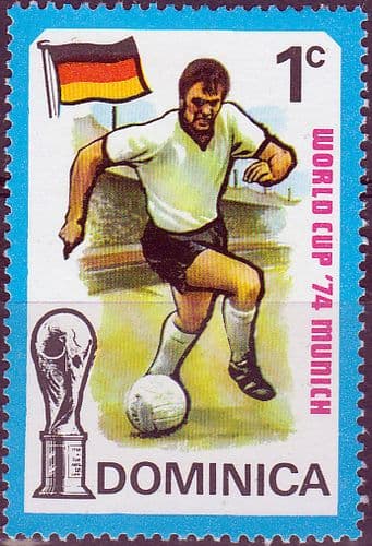 Dominica 1974 World Cup Football SG 423 Fine Mint