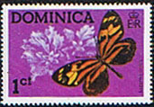Dominica 1975 Dominican Butterflies SG460 Fine Mint