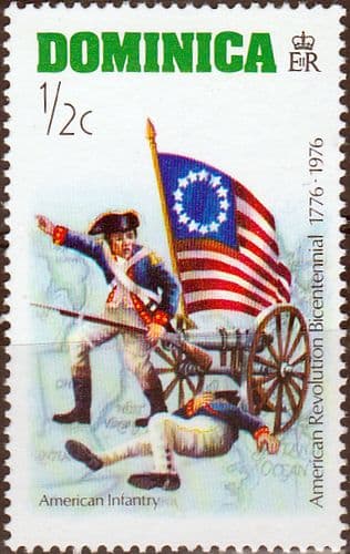 Dominica 1976 American Revolution SG 508 Fine Mint