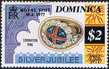 Dominica 1977 Royal Silver Wedding SG 594a Fine Mint