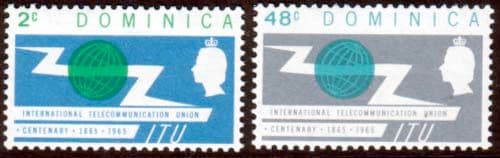 Dominica International Telecomunication Union Set Fine Mint