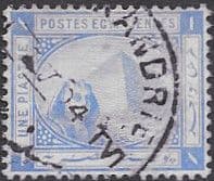 Egypt 1881 Pyramid and Sphinx SG 54b Fine Used