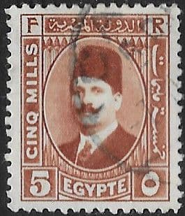 Egypt 1927 King Faud I SG 155 Fine Used