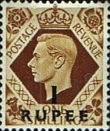 British Postal Agencies in Eastern Arabia 1948 King George VI GB Overprints SG 23 Fine Mint