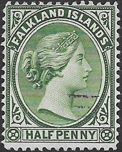 Falkland Islands 1891 Queen Victoria SG 15 Fine Used