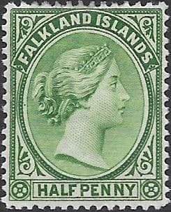Falkland Islands 1891 Queen Victoria SG 16 Fine Mint