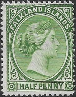 Falkland Islands 1891 Queen Victoria SG 16 Fine Used