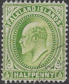 Falkland Islands 1904 King Edward VII SG 43 Fine Used