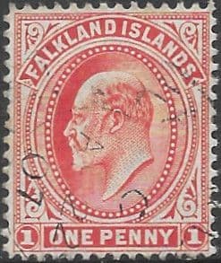 Falkland Islands 1904 King Edward VII SG 44 Fine Used