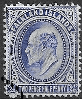 Falkland Islands 1904 King Edward VII SG 46 Fine Used