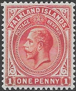Falkland Islands 1921 King George V SG 74 Fine Mint
