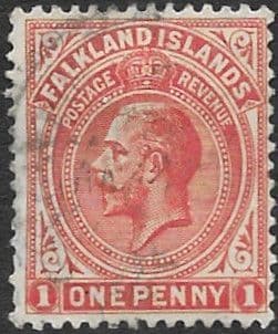 Falkland Islands 1921 King George V SG 74 Fine Used