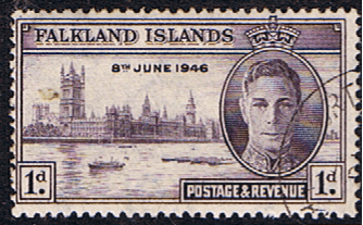 Falkland Islands 1946 King George VI Victory SG 164 Fine Used