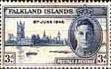 Falkland Islands 1946 King George VI Victory SG 165 Fine Mint