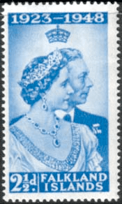 Falkland Islands 1948 King George VI Royal Silver Wedding SG 166 Fine Mint