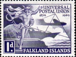 Falkland Islands 1949 Universal Postal Union SG 168 Fine Mint