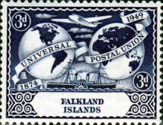 Falkland Islands 1949 Universal Postal Union SG 169 Fine Mint
