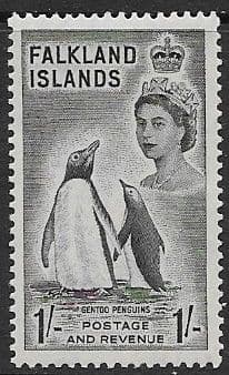 Falkland Islands 1955 SG 192 Gentoo Penguins Fine Mint