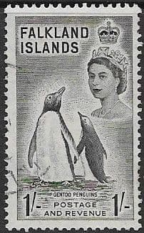 Falkland Islands 1955 SG 192 Gentoo Penguins Fine Used