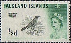 Falkland Islands 1960 SG 193 Bird Thrush Fine Mint