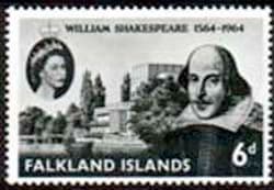 Falkland Islands 1964 William Shakespeare Fine Mint