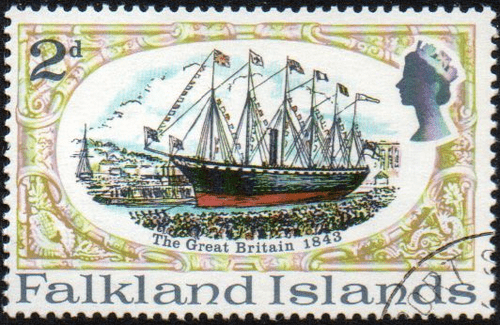 Falkland Islands 1970 Great Britain Restoration SG 258 Fine Used