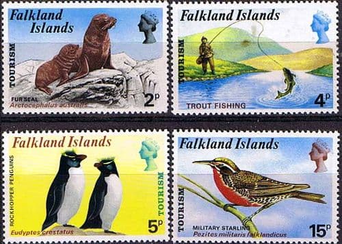 Falkland Islands 1974 Tourism Set Fine Mint