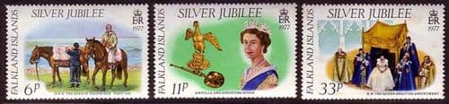 Falkland Islands 1977 Royal Silver Jubilee Set Fine Mint