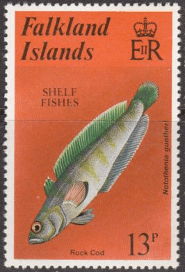 Falkland Islands 1981 Shelf Fishes SG 413 Fine Mint