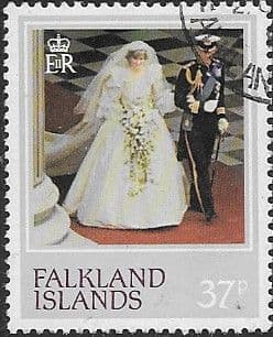 Falkland Islands 1982 21st Birthday of Princess of Wales SG 428 Fine Used