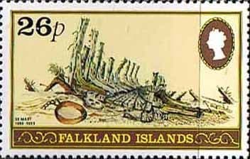 Falkland Islands 1982 Shipwrecks SG 421 Fine Mint