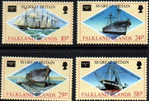 Falkland Islands 1986 Ameripex International Stamp Exhibition Set Fine Mint