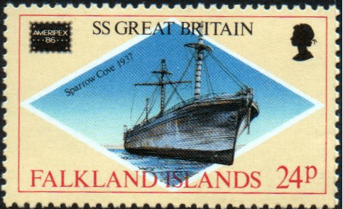 Falkland Islands 1986 Ameripex International Stamp Exhibition SG 528 Fine Mint