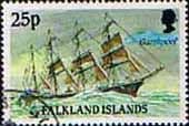 Falkland Islands 1989 Cape Horn Sailing Ships SG 578 Fine Used