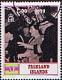 Falkland Islands 1990 Queen Mother 90th Birthday SG 607 Fine Used